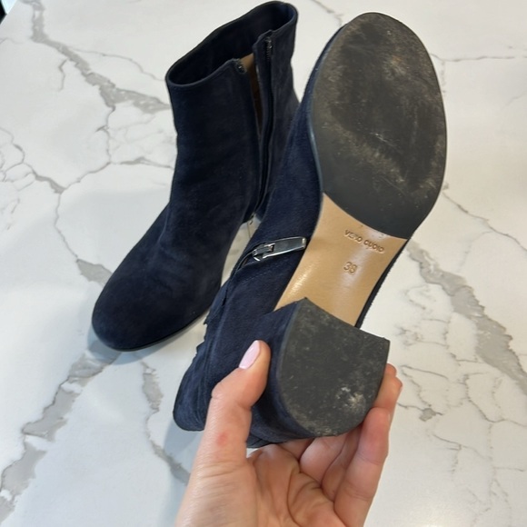 L’idea by Lori Suede Boots Navy Blue Size 38 - Picture 4 of 8